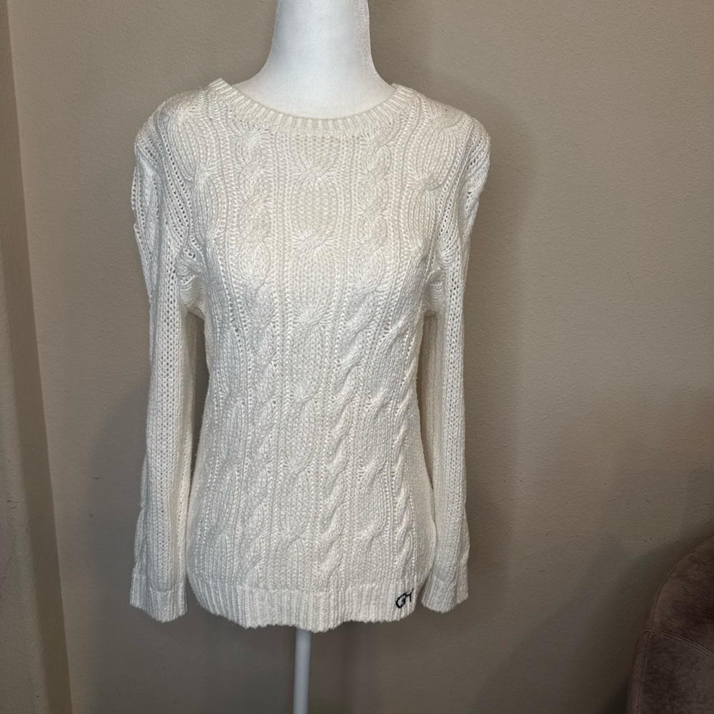Gilly Hicks Women's Cable Knit Sweater - Cream